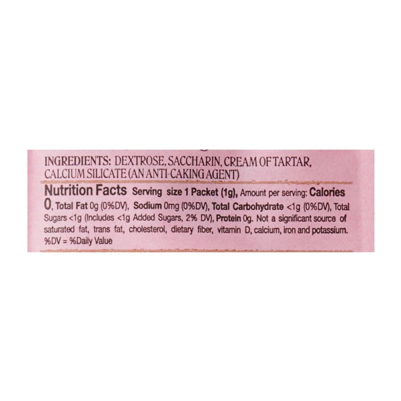 SWEETENER PINK SACCHARIN