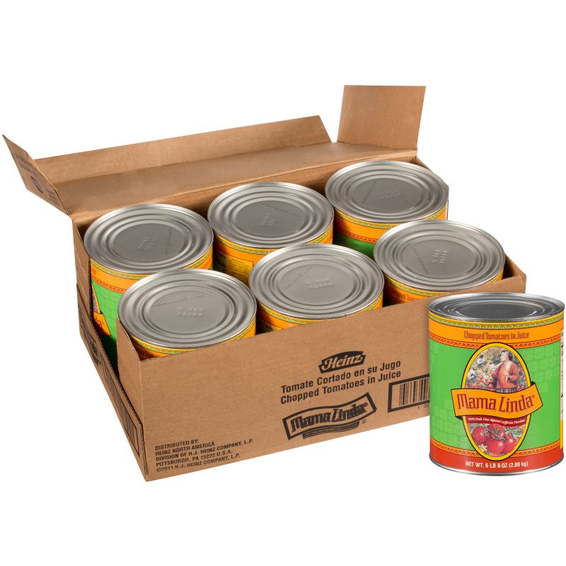 SALSA BASE CHOPPED TOMATO MAMA LINDA