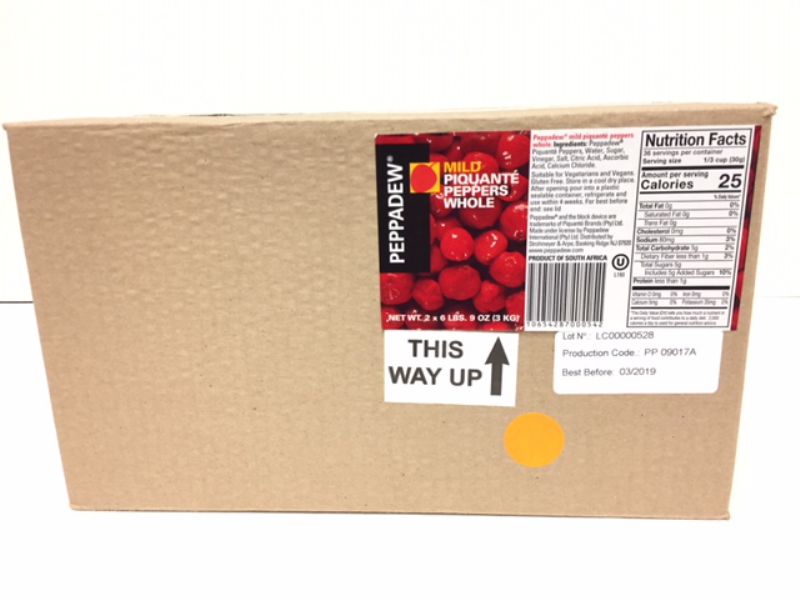 PEPPER PEPPADEW RED WHOLE MILD