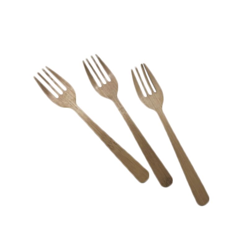FORK BAMBOO DISPOSABLE 4.75"-