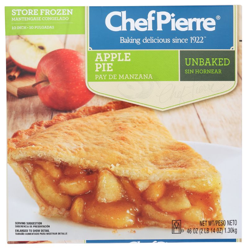 PIE APPLE UNBAKED 10 INCH