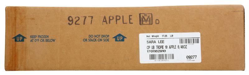 PIE APPLE UNBAKED 10 INCH