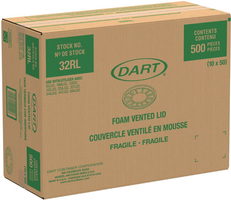 LID FOAM VENTED 32RL-