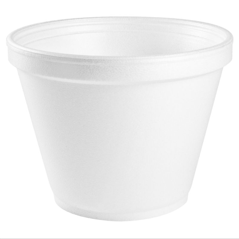 CONTAINER FOAM SQUAT 12 OZ