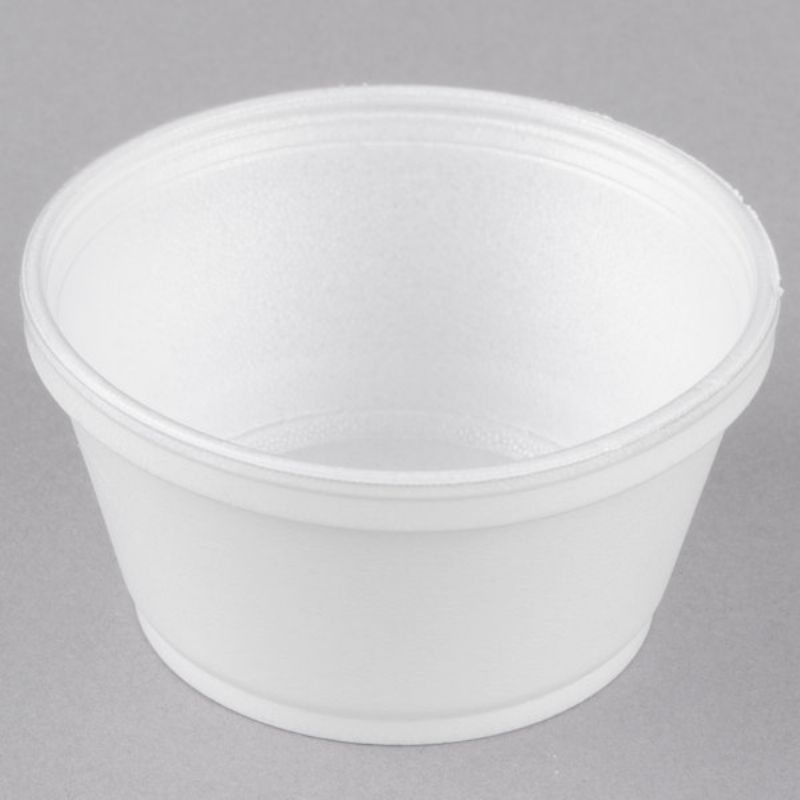 CONTAINER FOAM SQUAT 8OZ