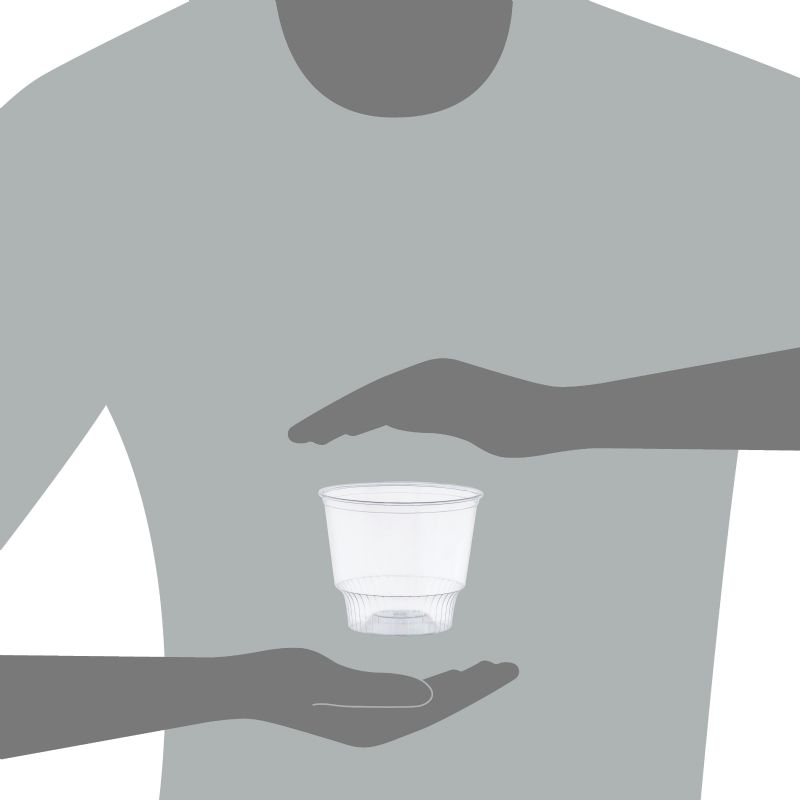 CONTAINER PLASTIC SUNDAE CLEAR 12 OZ