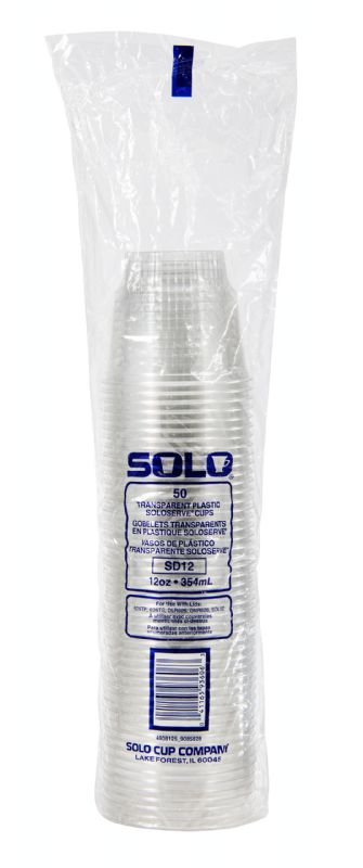 CONTAINER PLASTIC SUNDAE CLEAR 12 OZ