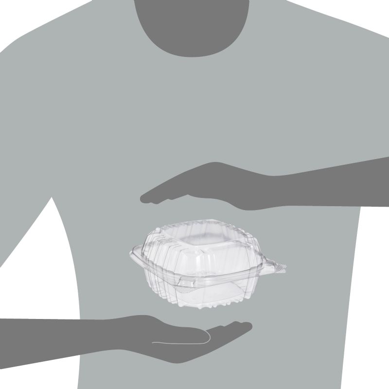 CONTAINER PLASTIC CLEAR SEAL 5X5