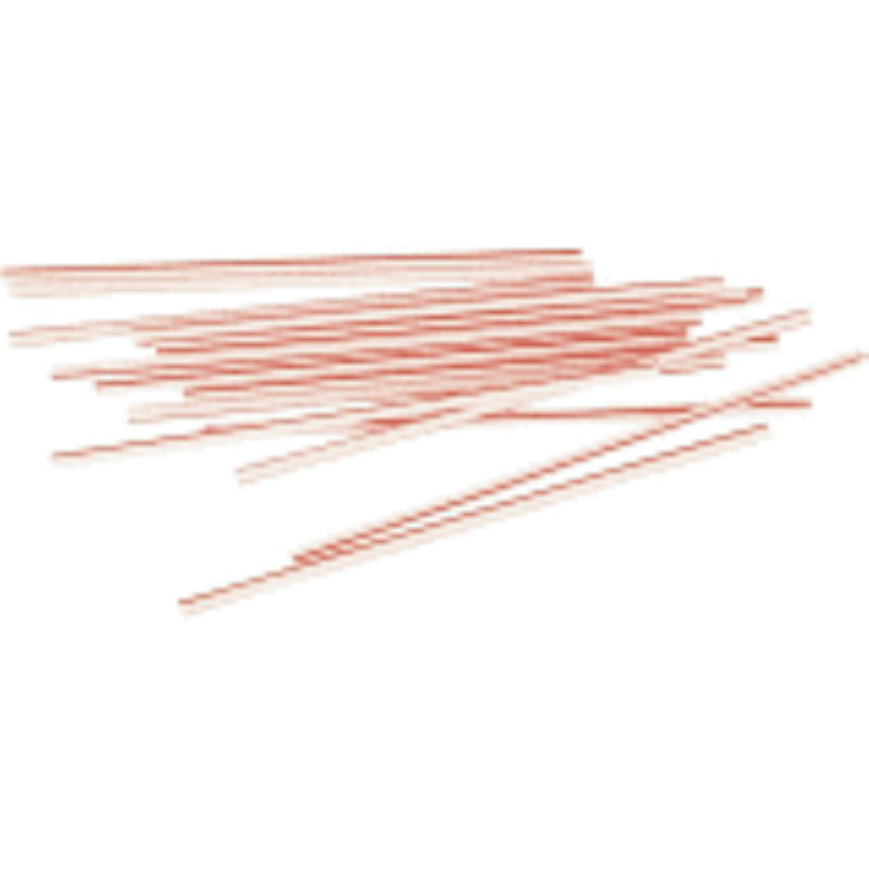 STIRRER COFFEE PLASTIC RED STRIPE 5.5 IN