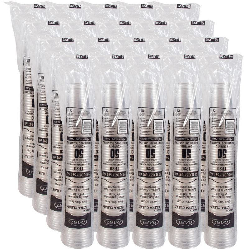 CUP PLASTIC CLEAR 20 OZ