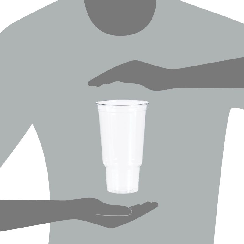 CUP PLASTIC CLEAR 32 OZ