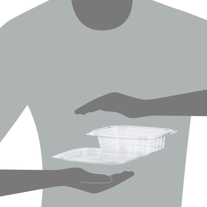 CONTAINER PLASTIC COMBO 8 OZ