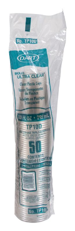 CUP PLASTIC CLEAR 10 OZ