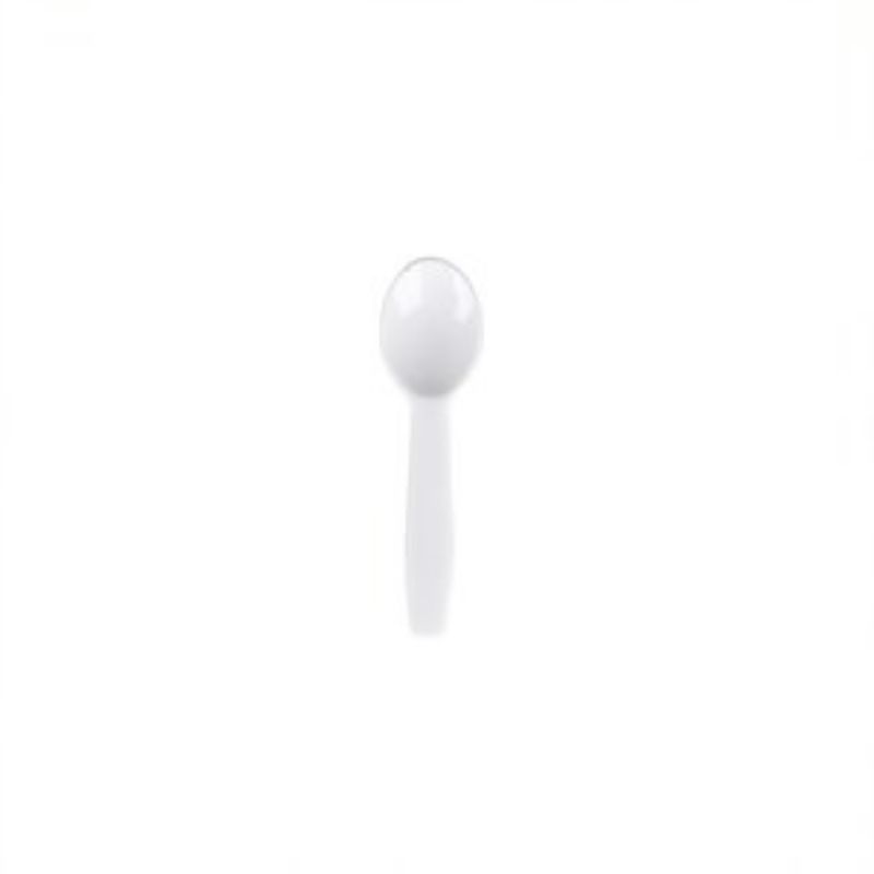 SPOON PLASTIC TASTER WHITE