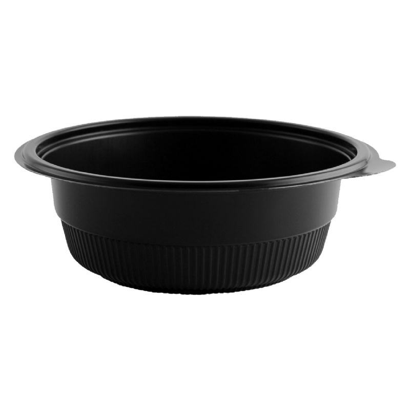 BOWL*DNR* BLACK MICROWAVE 7.5 DIAM 32 OZ