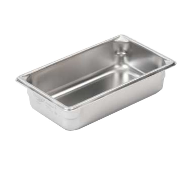 PAN STEAM TABLE 1/3 SZ 4" DEEP
