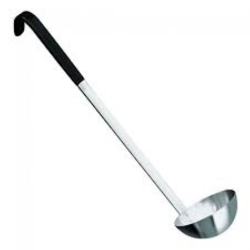 LADLE 4 OZ S/S KOOLTOUCH BLACK HNDL -JIT