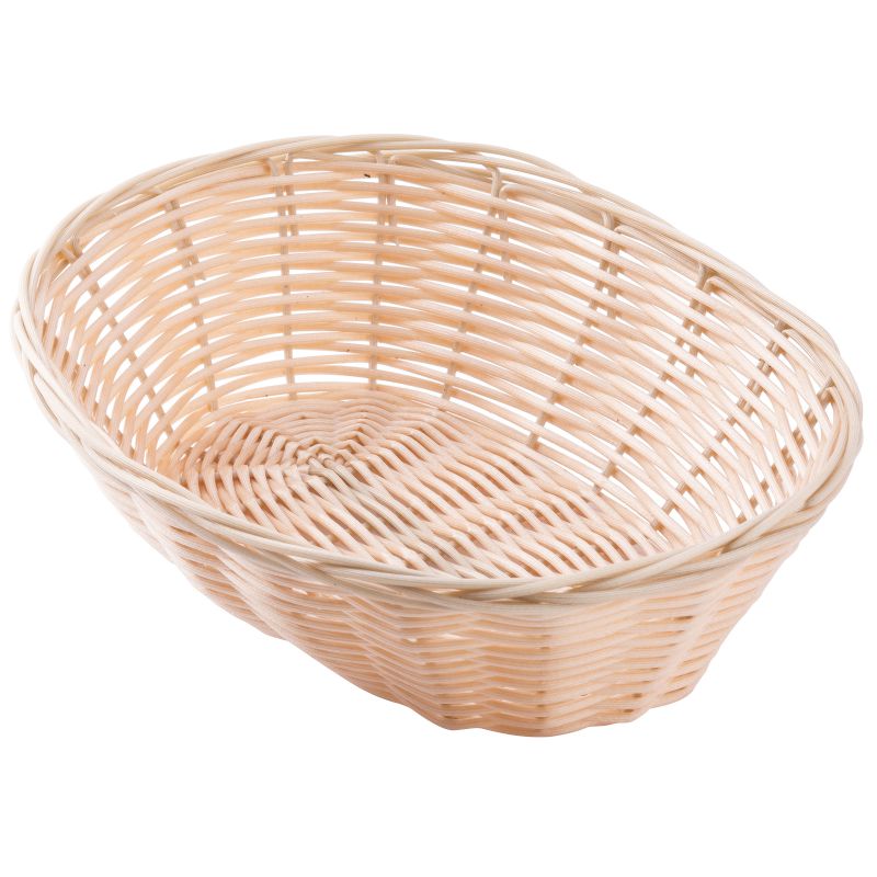 BASKET POLY CORD NATURAL 6X9"