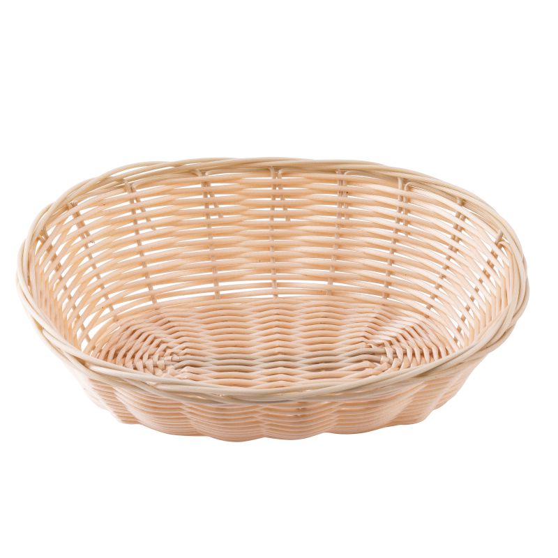 BASKET POLY CORD NATURAL 6X9"