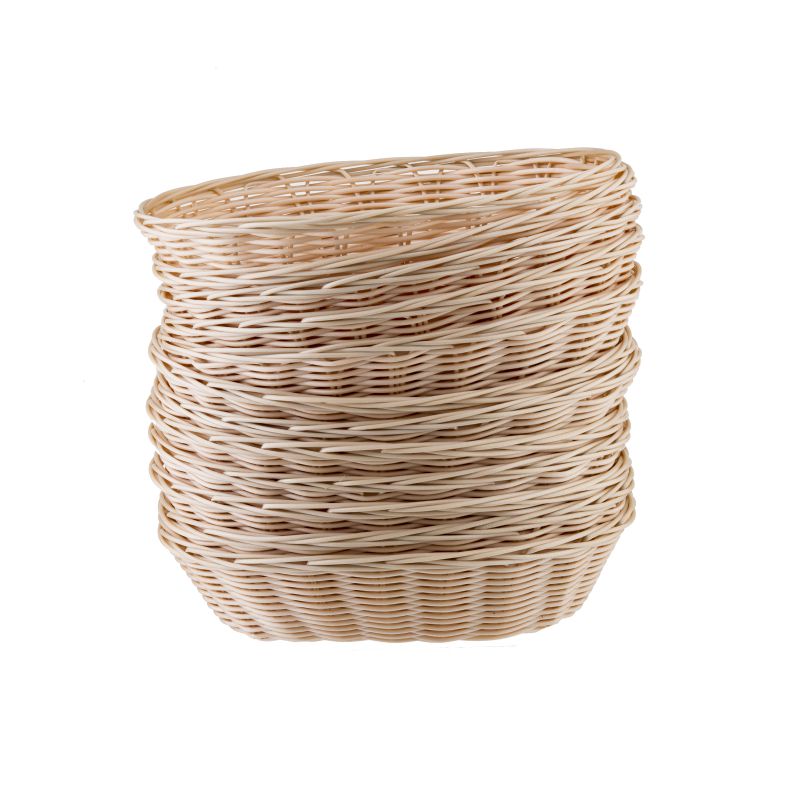 BASKET POLY CORD NATURAL 6X9"