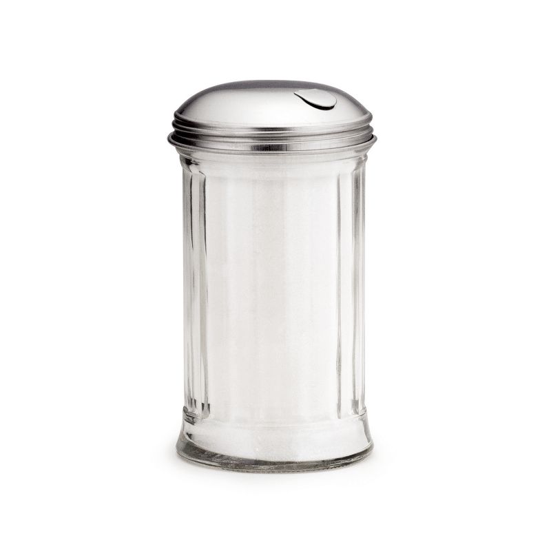 POURER SUGAR GLASS FLUTED 12 OZ 