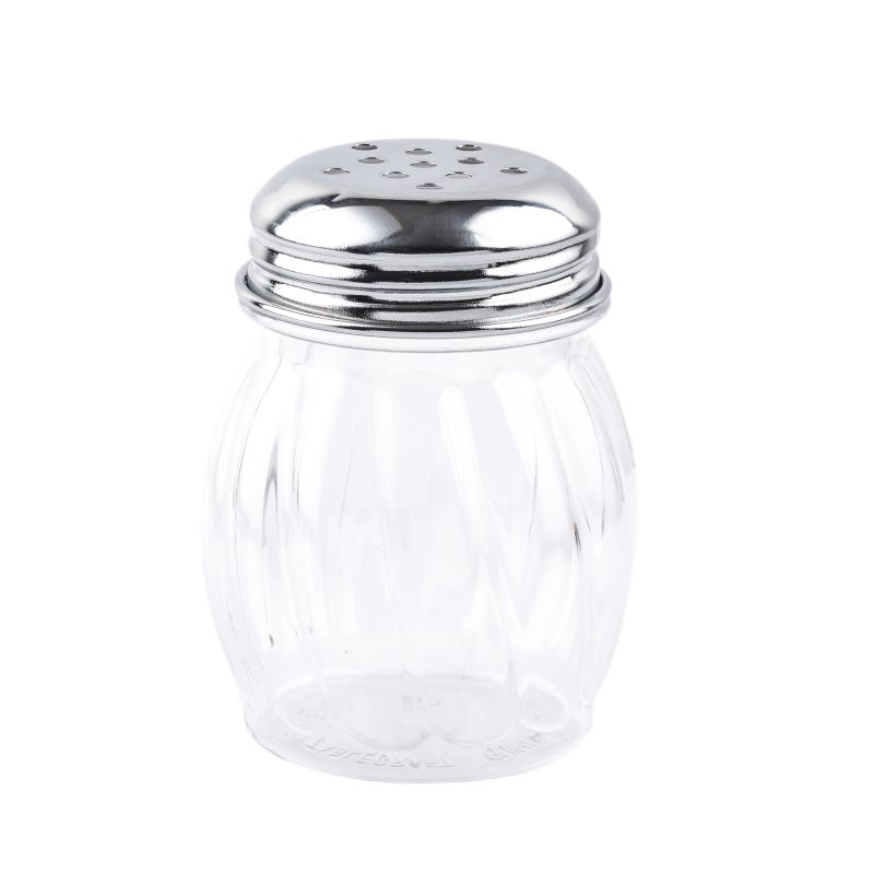 SHAKER GLASS SWIRL PERFORATED 6 OZ
