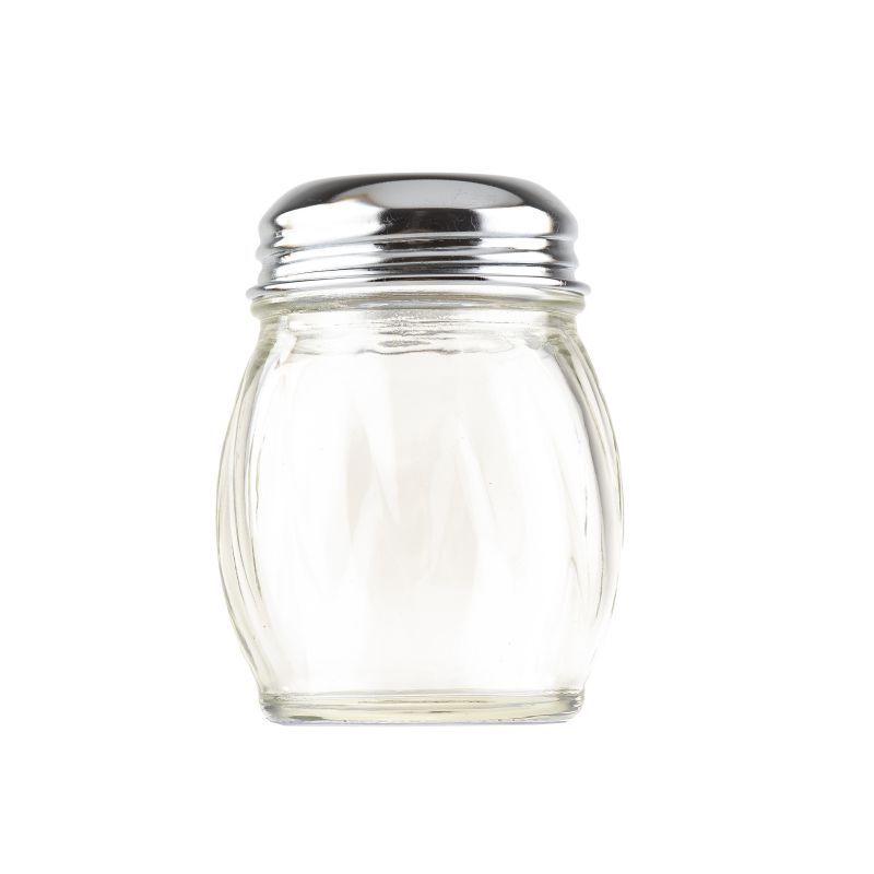 SHAKER GLASS SWIRL STOTTED 6 OZ