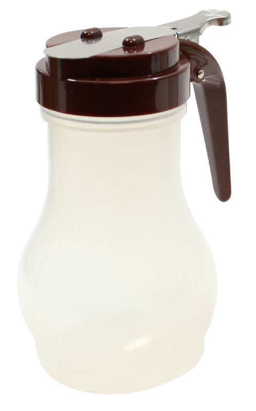 DISPENSER SYRUP BROWN TOP 10 OZ