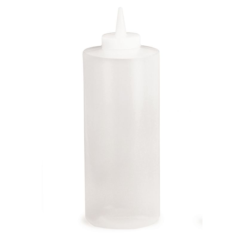 BOTTLE SQUEEZE PLASTIC NATURAL 32 OZ-JIT