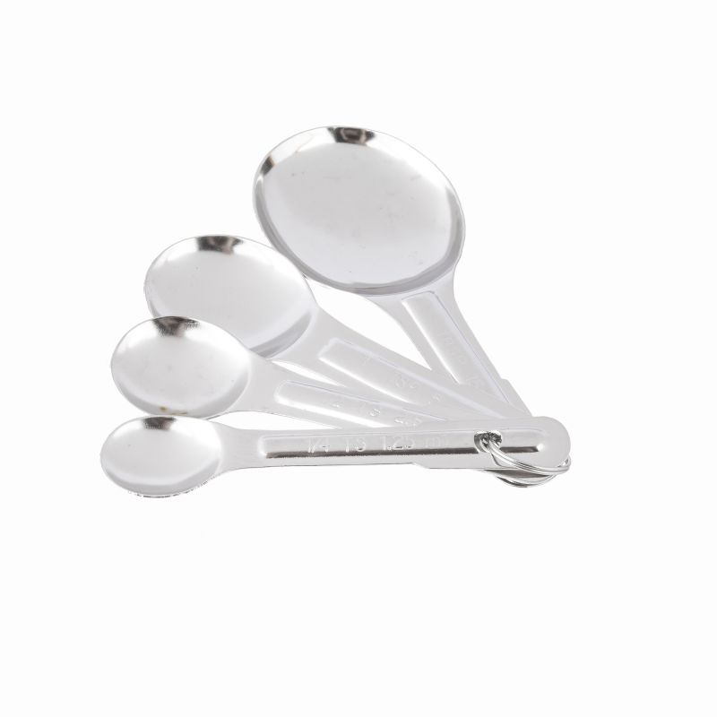 MEASURING SPOON SET STAINLESS 4 PC