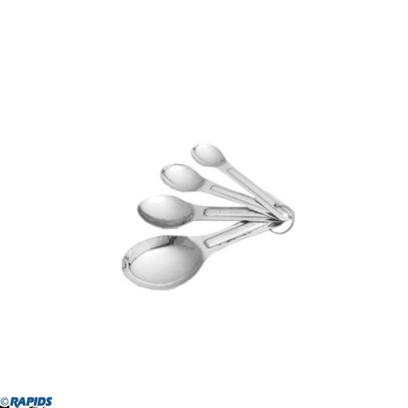 MEASURING SPOON SET STAINLESS 4 PC