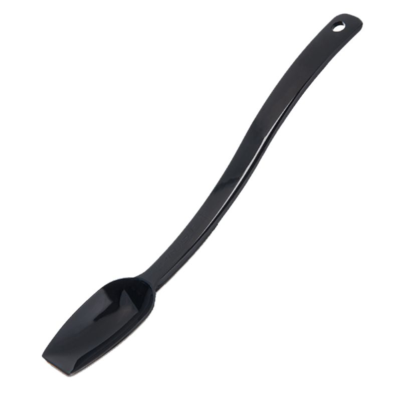 SPOON SOLID PLASTIC BLACK .75 OZ 