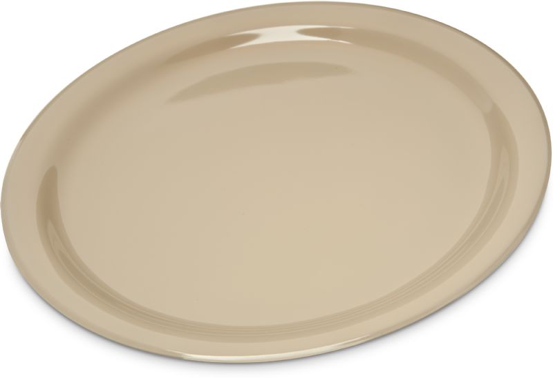 PLATE MELAMINE NR TAN 9" -JIT