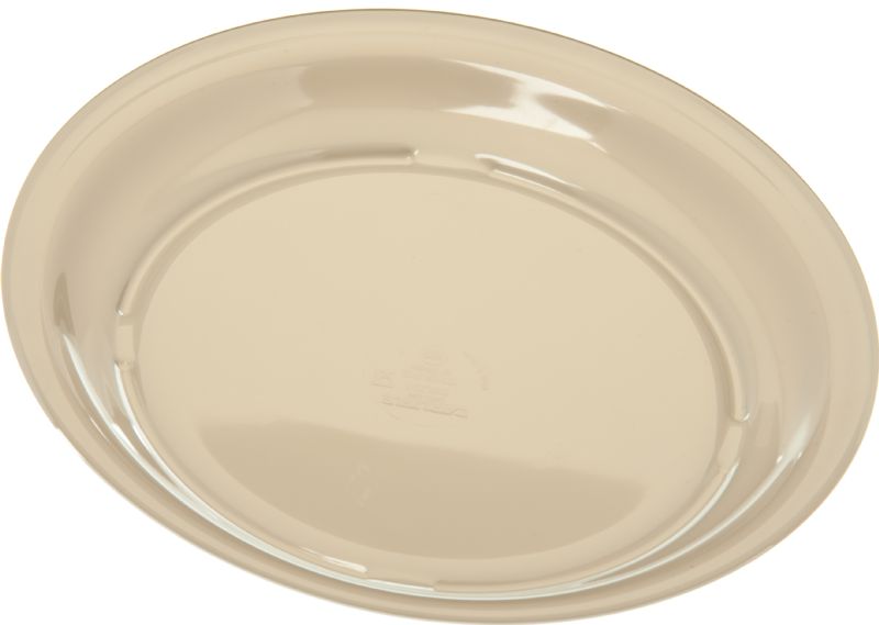 PLATE MELAMINE NR TAN 9" -JIT