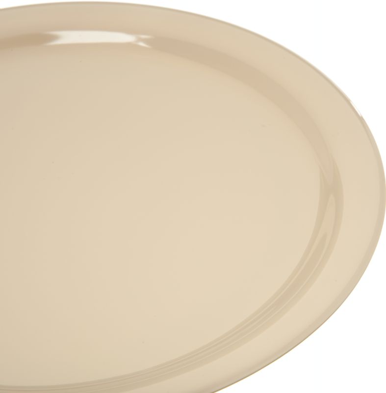 PLATE MELAMINE NR TAN 9" -JIT