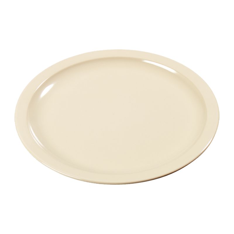 PLATE*MELAMINE TAN 6.5"