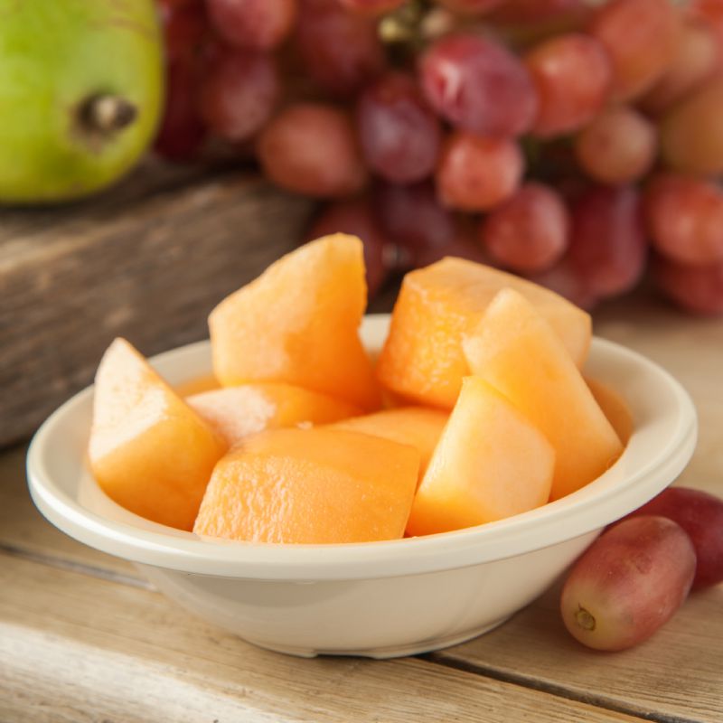 DISH FRUIT MELAMINE TAN 4 OZ