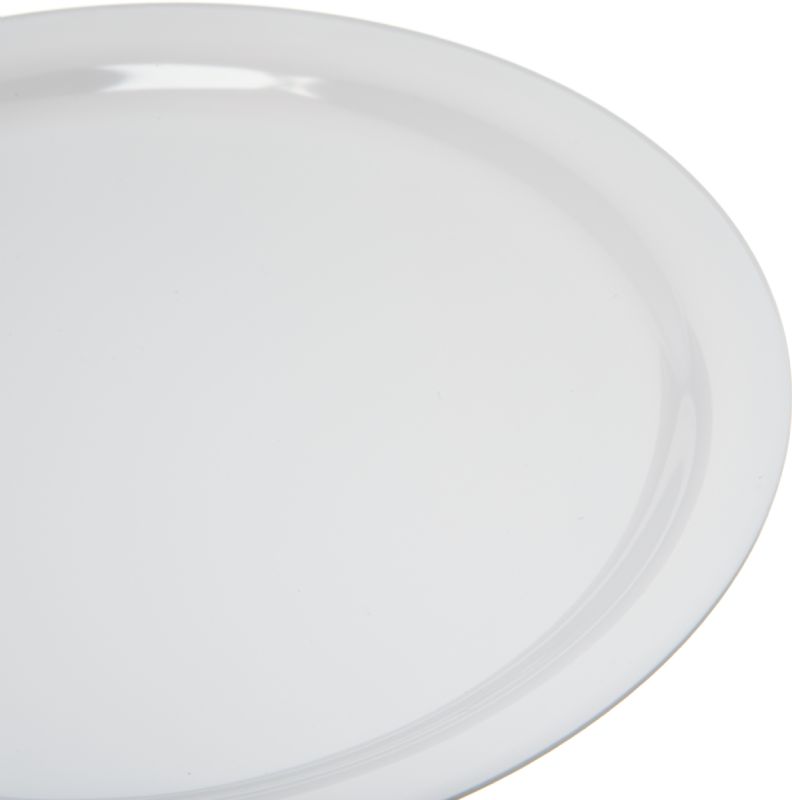 PLATE MELAMINE WHITE 9" 