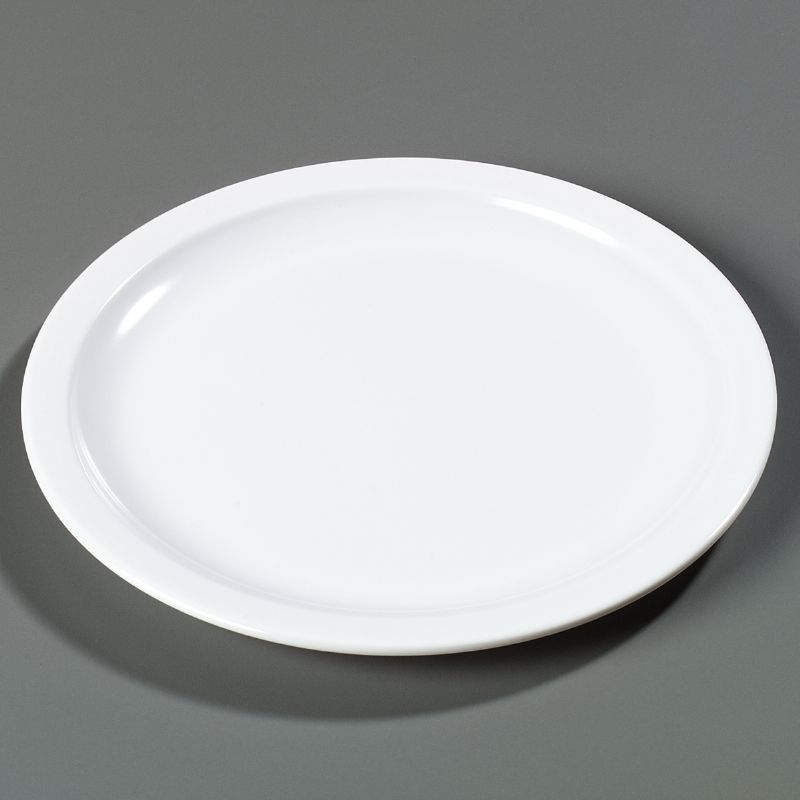 PLATE MELAMINE*WHITE 7.25"