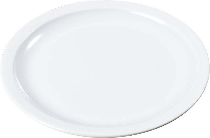 PLATE MELAMINE*WHITE 7.25"