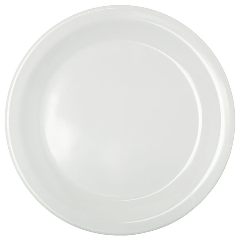 PLATE MELAMINE PIE WHITE NR 6.5" 