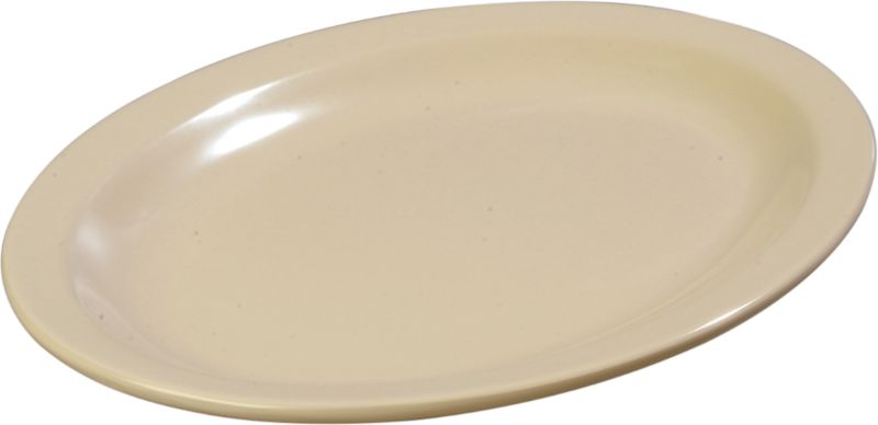 PLATTER MELAMINE NR TAN 12X9