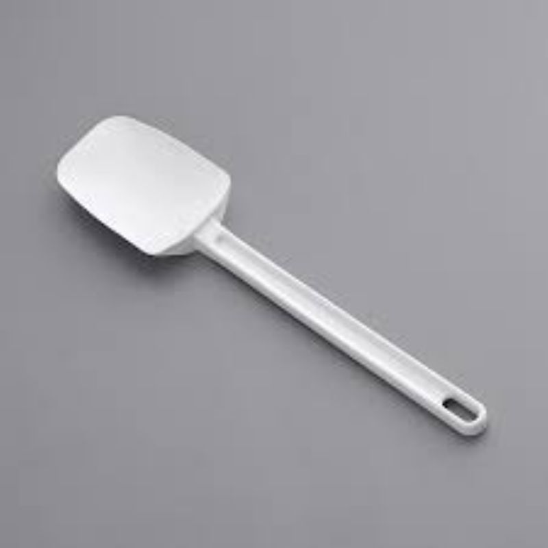 SPATULA SPOON SHAPED WHITE 13.5" 