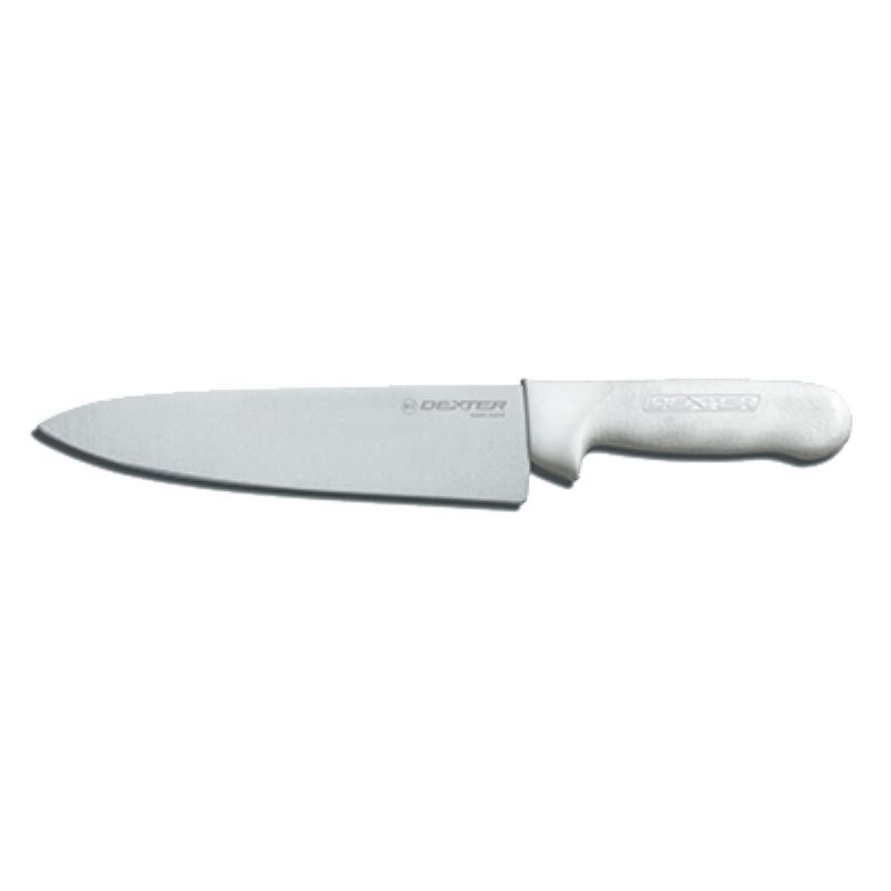 KNIFE COOK WHITE HANDLE 8"