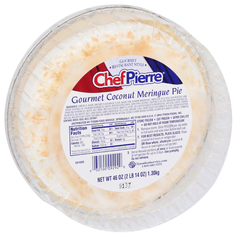 PIE COCONUT MERINGUE GOURMET