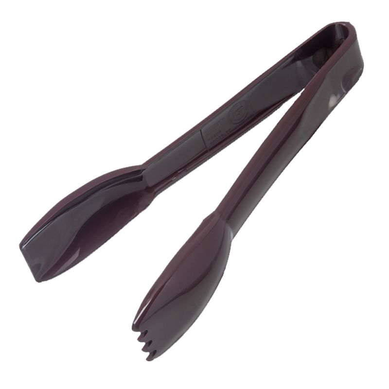 TONG SALAD BROWN PLASTIC 6"