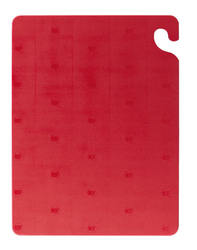 CUTTING BOARD RED 20X15X1/2 