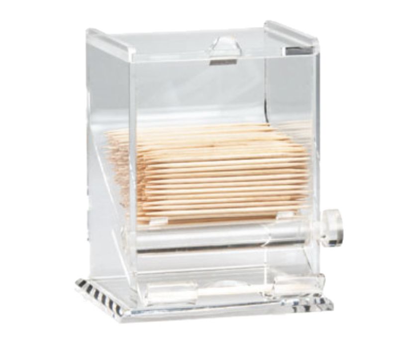 DISPENSER TOOTHPICK ACRYLIC 