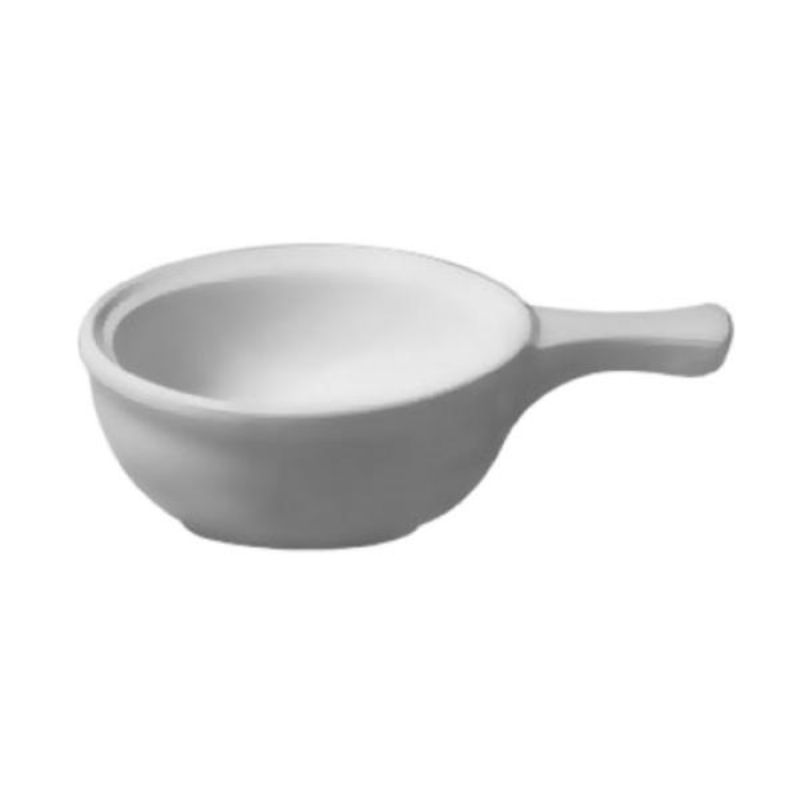 BOWL HANDLED ONION SOUP WHITE-