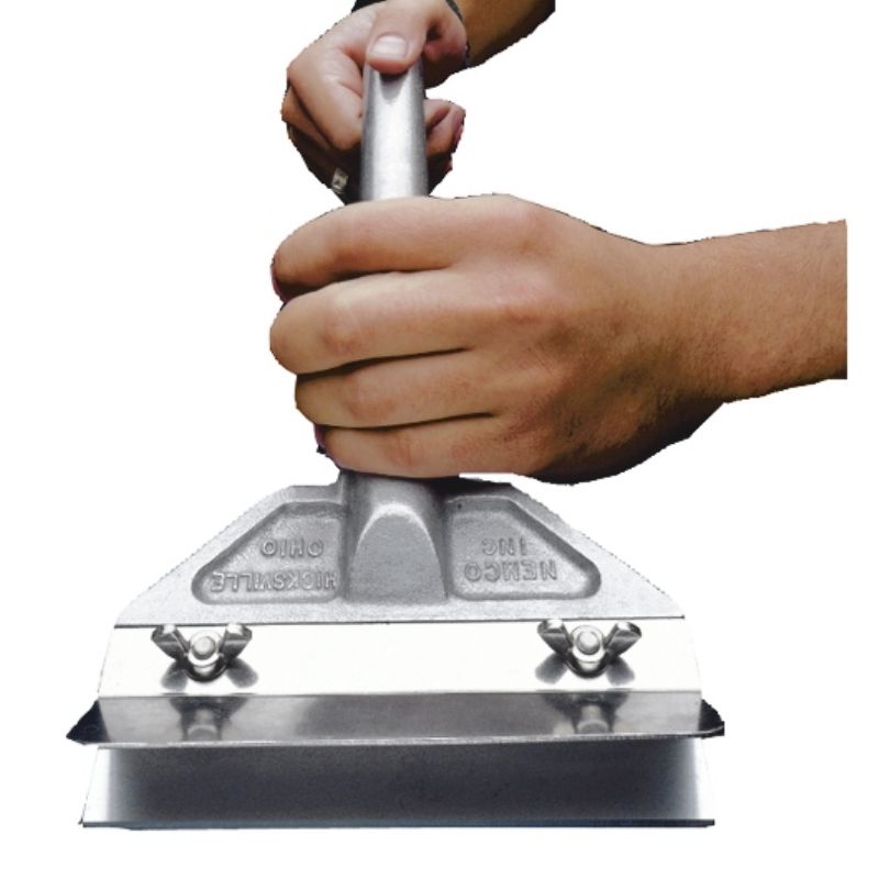 SCRAPER GRILL 6X4" W/16"HANDLE